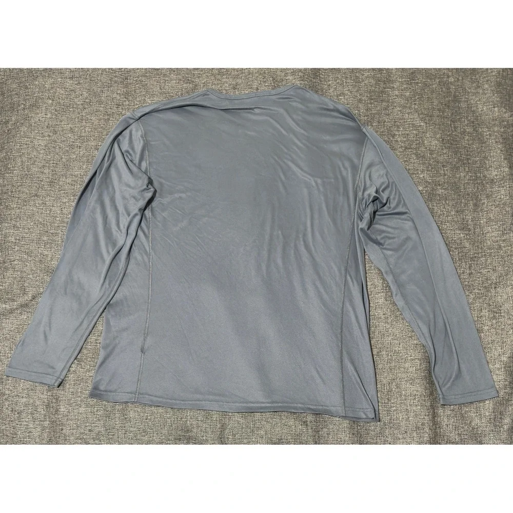 Nike Mens XXL Long Sleeve T-Shirt Grey Nike FIT Activewear